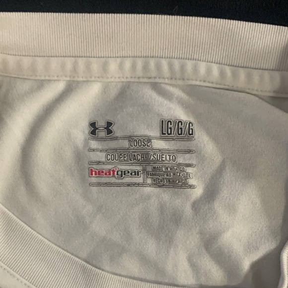 Under Armour Men's White Performance Tee - Picture 2 of 4